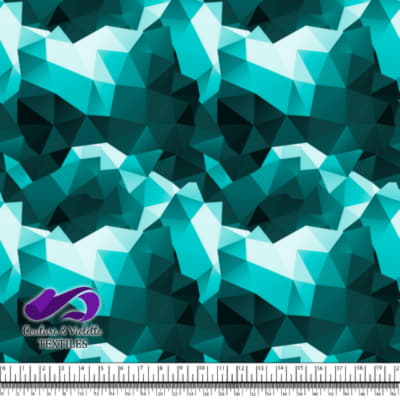 Texture Géo - Triangle teal