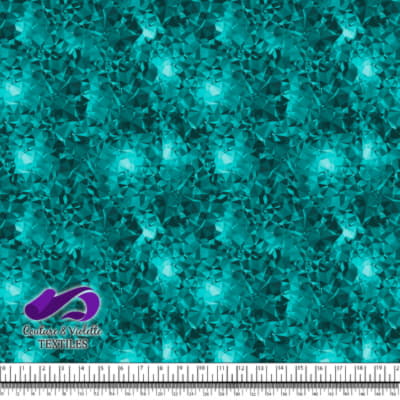 Texture Géo - Teal Cristal