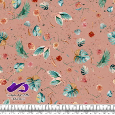 Monstera - Mix - Dusty rose