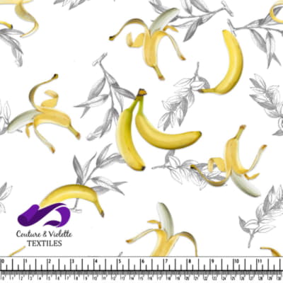 Salade de fruits - Banane - Blanc