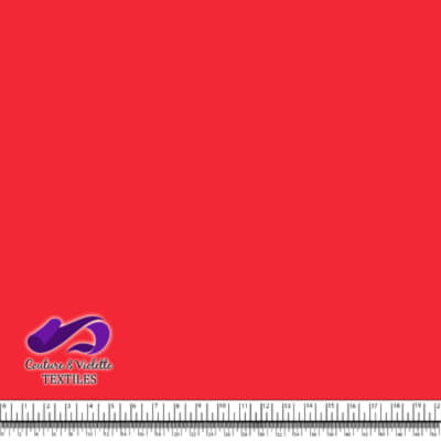 Couleur uni - Rouge Vibrant Pantone